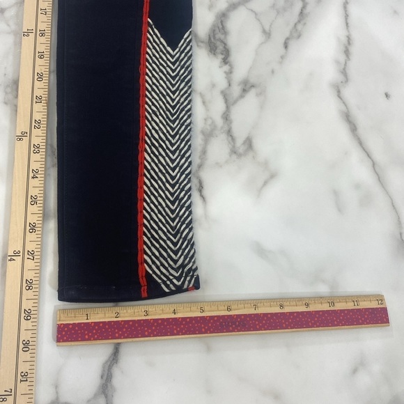 rag & bone Skinny Jeans Women sz 24 Midnight Blue Red Low Rise Embroidered Arrow - Picture 12 of 12